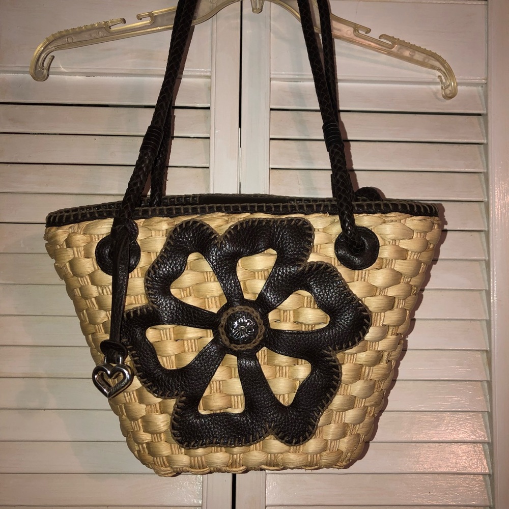 Brighton straw purse